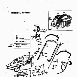 Yard-Man YM 5518 S spare parts