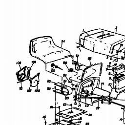 MTD SUPER 14110 spare parts