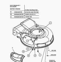 Yard-Man YM 6021 CK spare parts