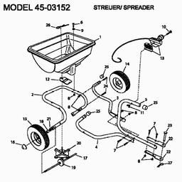 MTD 45-03152  (196-031-000) spare parts