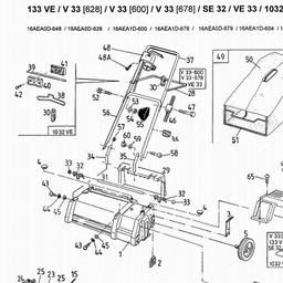 LAWNFLITE (2001) V33 / 16AEA1D-600 spare parts