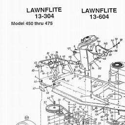 LAWNFLITE (1997) 19-096 38" Deck Multch Kit spare parts