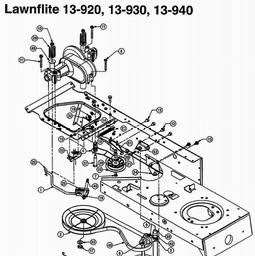 MTD (1996) 13-304P / 136C450D611 spare parts