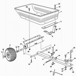 AGRIFAB UTILITY CART 45-01003, 45-0175, 01841, 45-0274, 45 spare parts