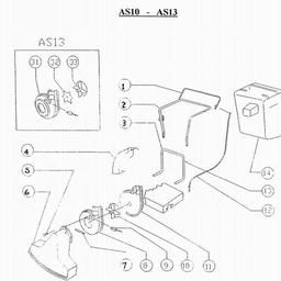 LawnFlite-Pro AS10 spare parts