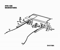 MTD 430 A spare parts