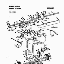 MTD 45-0325  (196-512-000) spare parts