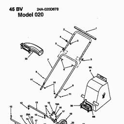 MTD 45 BV spare parts