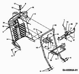 CUB CADET CC 1527 spare parts