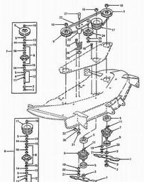 CUB CADET 1782 spare parts