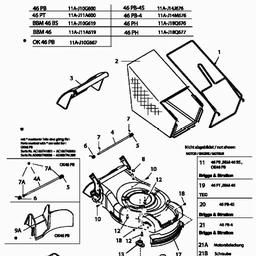 MTD 46 PT spare parts