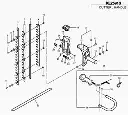LAWNFLITE (2006) KES2591S spare parts