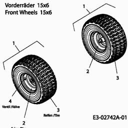 MTD 12/96 T spare parts
