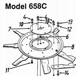 LAWNFLITE (1990) 139-658C611/548 spare parts