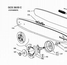 MTD GCS 38/35 C spare parts