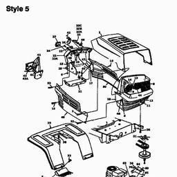 MTD H 165 spare parts
