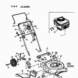 MTD G 46 M spare parts