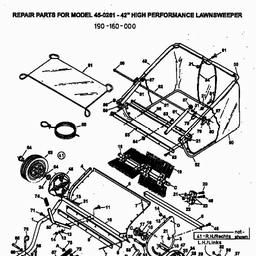 MTD 45-02611  (190-160-000) spare parts