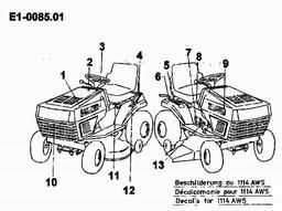 Gutbrod 1114 AWS spare parts