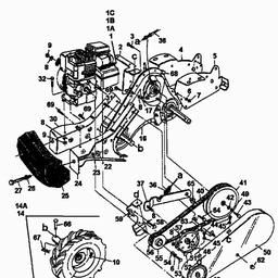 MTD T/430 spare parts