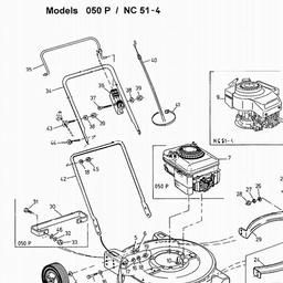 MOWMASTER (2001) 050P / 11A-050A659 spare parts