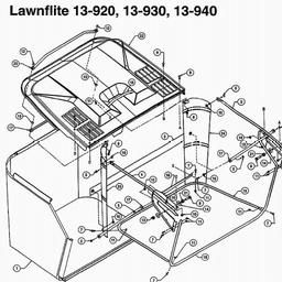 MTD (1996) 13-304P / 136C450D611 spare parts