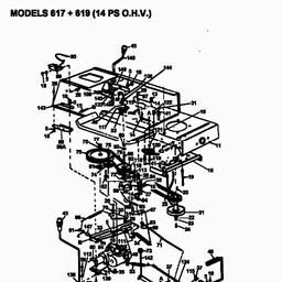 MTD SUPER 14-107 V spare parts