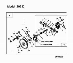 MTD 202 spare parts