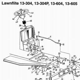 MTD (1996) 13-304P / 136C450D611 spare parts