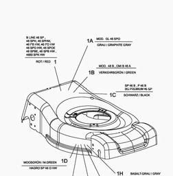 MTD P 46 O spare parts