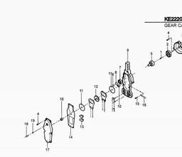 LAWNFLITE (2006) KE2220W spare parts