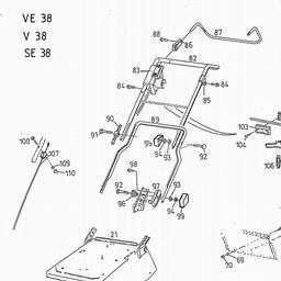 LAWNFLITE (1998) V38 / 16AEG0G-638 spare parts