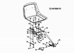 MTD P 155 spare parts
