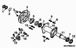 CUB CADET SP 50 spare parts