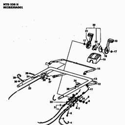 MTD 536 H spare parts