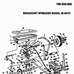 MTD 45-02151  (190-525-000) spare parts