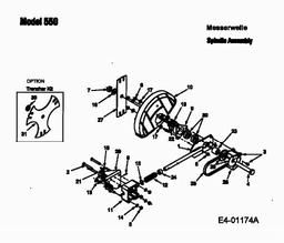 MTD 550 spare parts