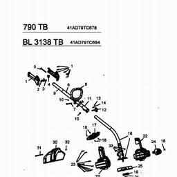 MTD 790 TB spare parts