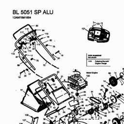 Bolens BL 5051 SP ALU spare parts