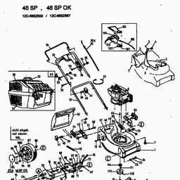 MTD 46 SP spare parts