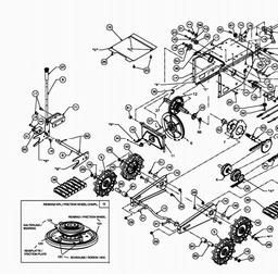 Yard-Man YM 7110 DET spare parts