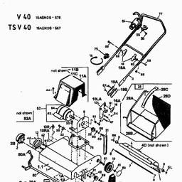 MTD V 40 spare parts
