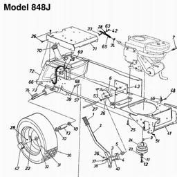 LAWNFLITE (1990) 139-658C611/548 spare parts
