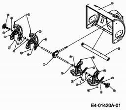 MTD E 640 F spare parts