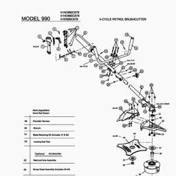 MTD 990 spare parts