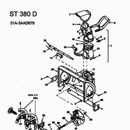 MTD ST 380 D spare parts
