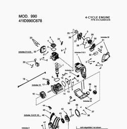 MTD 990 spare parts