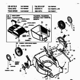 Yard-Man YM 5518 SP spare parts