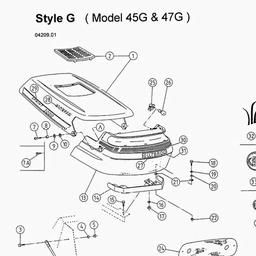 MOWMASTER (2001) RH115 / 13A1450C600 spare parts