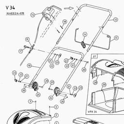 LAWNFLITE (2001) VFK34 / 196-047-678 spare parts